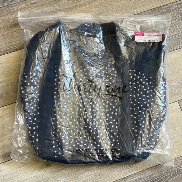 Thirty one Go-to tote- navy dancing dots NIP - Picture 2 of 4